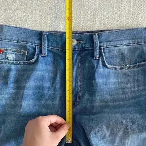 NWOT Hudson Blair High Rise Distressed Super Skinny Ankle Size 29 - Picture 10 of 12